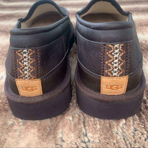 UGG Dex Moc Toe Water Resistant Leather Loafer - Picture 4 of 14